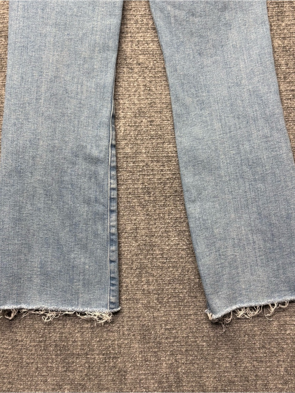 Mother Jeans Womens 25 Blue Hustler Ankle Fray in Au Revoir USA Made Stretch - Picture 14 of 14
